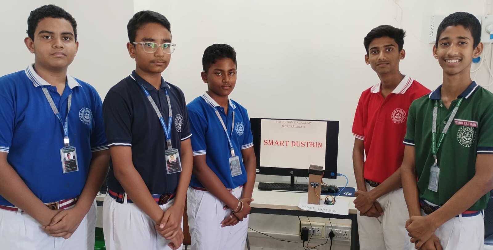 Smart Dustbin Project by Class VIII Students